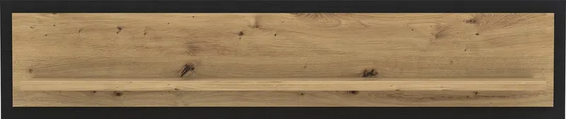FORTE Wandregal Trondheim, Breite 140 cm, Braun, – Produktbild 3 von 5