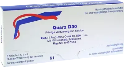 Weleda WELEDA QUARZ D 30 Ampullen 8X1 ml Ampullen – Produktbild 1 von 1