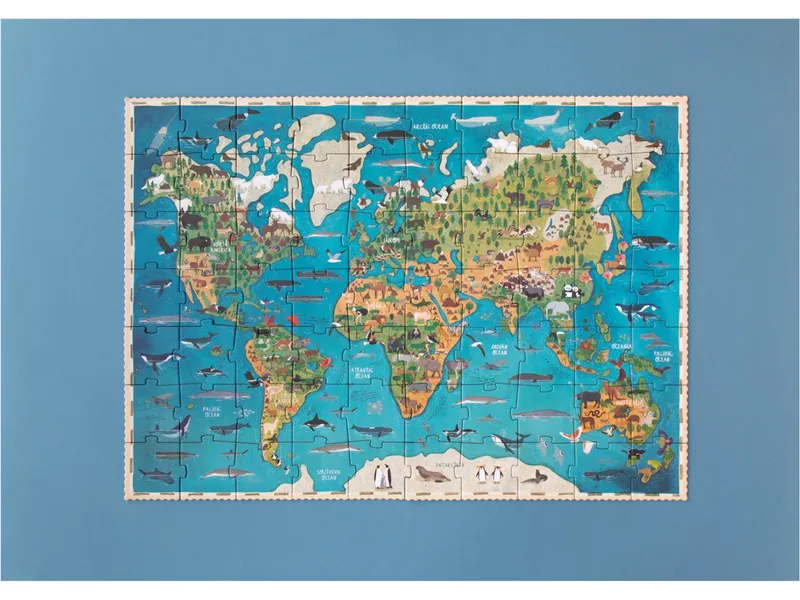 Londji Londji Animal Planet Puzzle 70 Teile, 21,5 x 18 cm – Produktbild 2 von 2