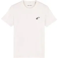 LIGARTI LIGARTI Besticktes T-Shirt – Schnexy, Cremeweiß, – Produktbild 2 von 5
