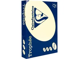 Clairefontaine 250 Blatt Clairfontaine Farbiges Kopierpapier 'Trophee' 120 g/m², DIN A4, sand – Produktbild 1 von 1