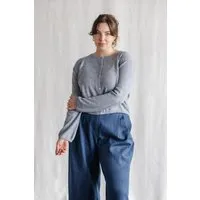 Jyoti - Fair Works Jyoti - Fair Works Baby-Alpaka Strickcardigan Navan, Hellblau, – Produktbild 1 von 1