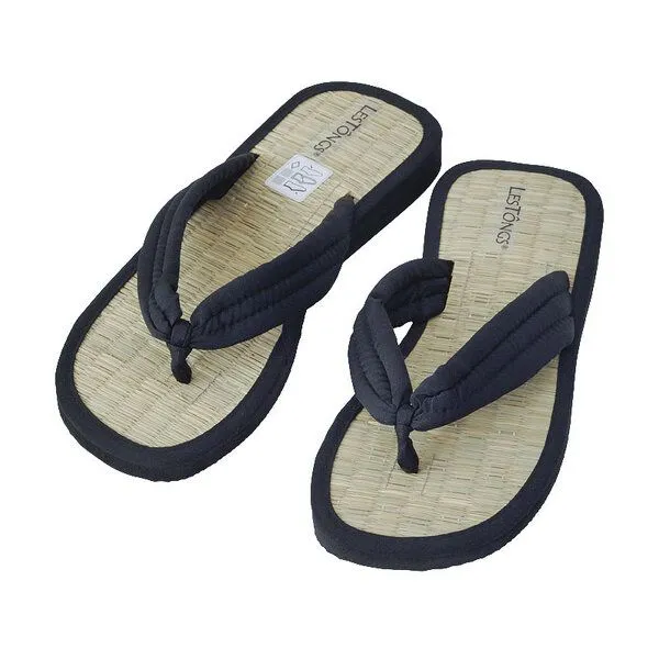 Les Tôngs Les Tôngs Juncus-S Zimtlatschen – Flip Flops, Schwarz, – Produktbild 1 von 4