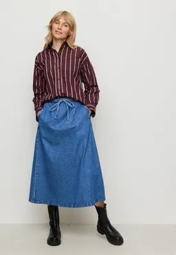 recolution Damen Denim Rock aus Bio-Baumwolle - RESELLIA - recolution – Produktbild 1 von 1