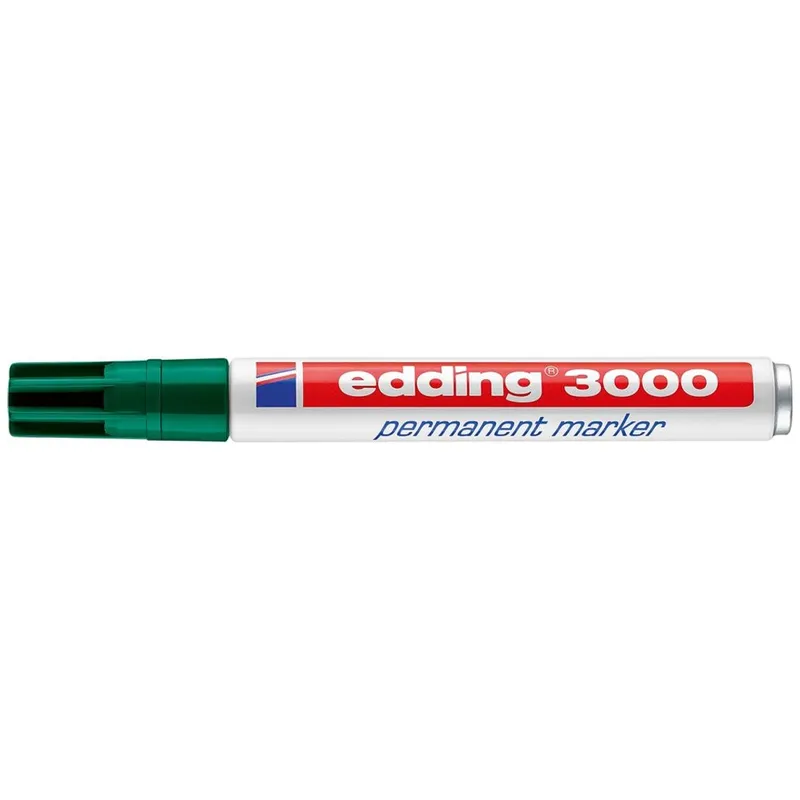 Edding Edding Permanentmarker "3000" grün – Produktbild 3 von 5