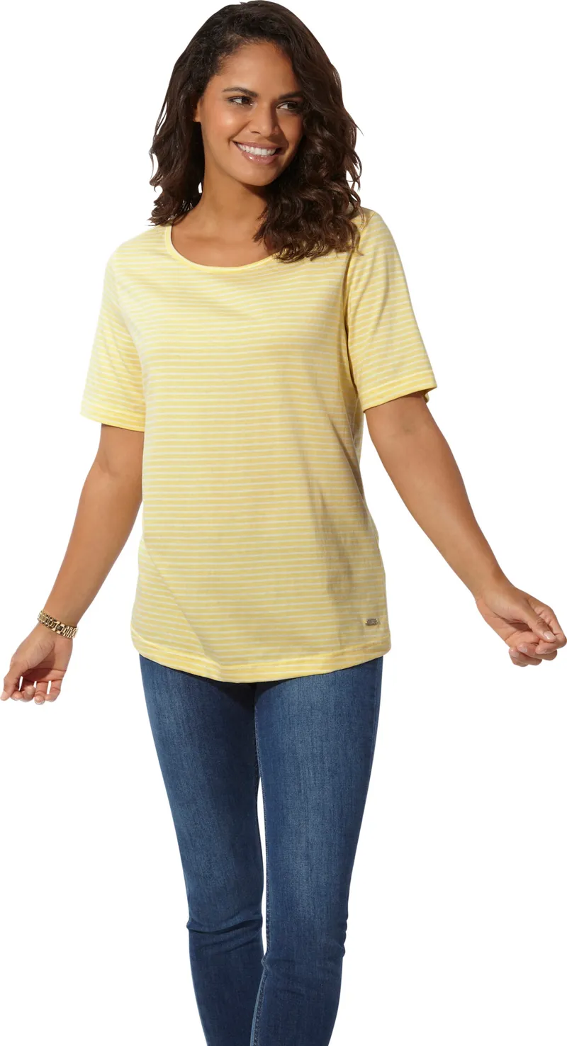 Witt Ringelshirt zitrone-ecru-geringelt, Zitrone-ecru-geringelt, – Produktbild 2 von 2