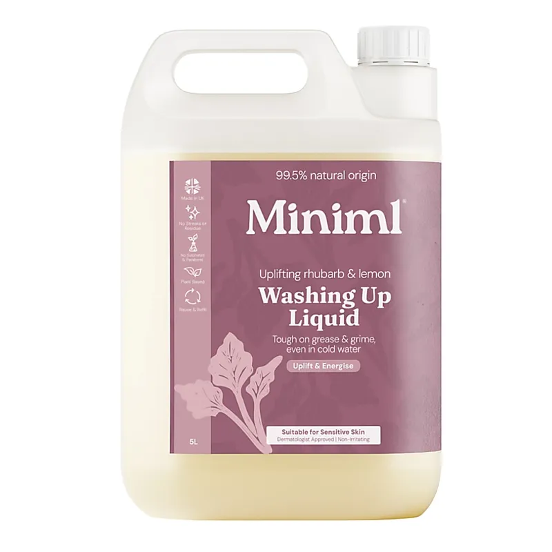 Miniml Miniml Spülmittel Rhabarber & Zitrone - 5L Nachfüllpackung – Produktbild 1 von 1