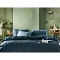 Yumeko Kissenbezug "Yumeko" aus Perkal 300TC, Navy, – Produktbild 1 von 1