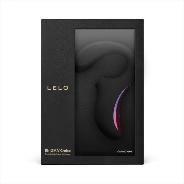 LELO Schallwellen-Massager mit Doppelstimulation - LELO ENIGMA Cruise, Schwarz, – Produktbild 2 von 4