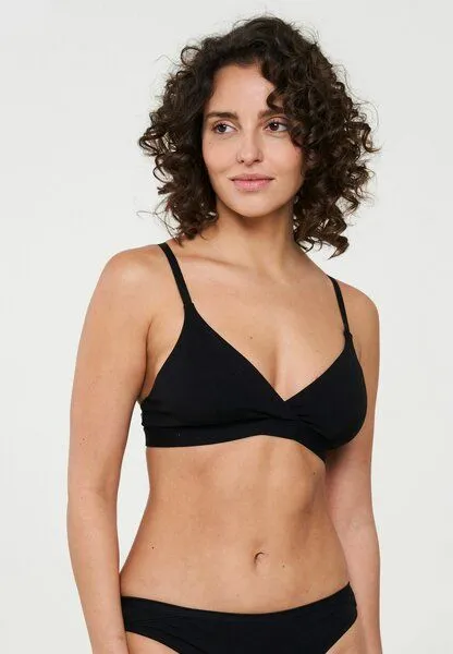 recolution Bra aus Baumwoll (Bio) Mix | IBERIS recolution, Schwarz, – Produktbild 1 von 4