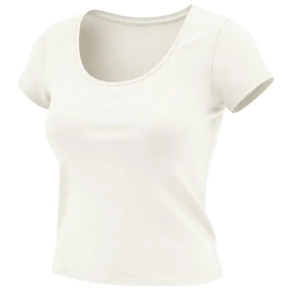 körber mode körber mode T-Shirt figurbetont superstretch mit Hanf, in Normalgröße & Kurzgröße schwarz oder weiß, Offwhite, – Produktbild 1 von 2