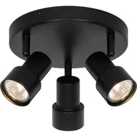 Nordlux Nordlux Deckenleuchte "Boston" 3er-Rondel, schwarz – Produktbild 1 von 1