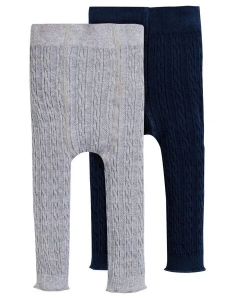 Frugi Frugi Baby Leggings *Strick* 2er Pack – Produktbild 1 von 1