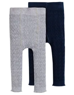 Frugi Baby Leggings *Strick* 2er Pack | GOTS zertifiziert | Frugi – Produktbild 1 von 1