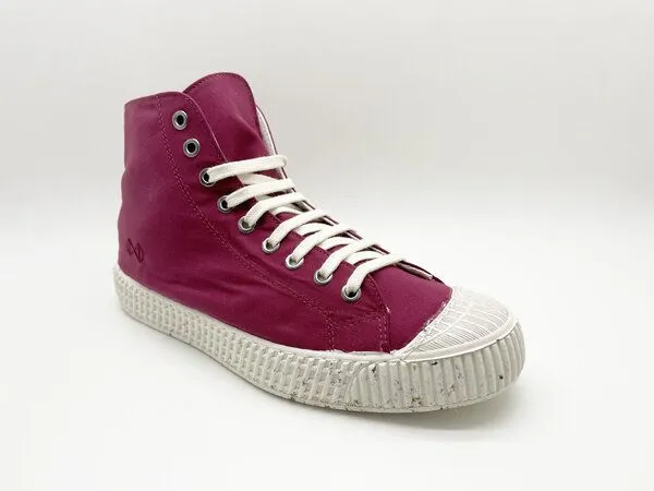 nat-2 Veganer Sneaker nat-2 Mono ETA waterproof aus Biobaumwolle, Wine (rot), – Produktbild 2 von 4