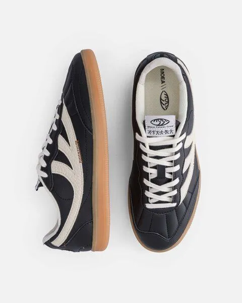MoEa MoEa Sneakers Flow - Black & White - Mushroom, Black & white, – Produktbild 3 von 4