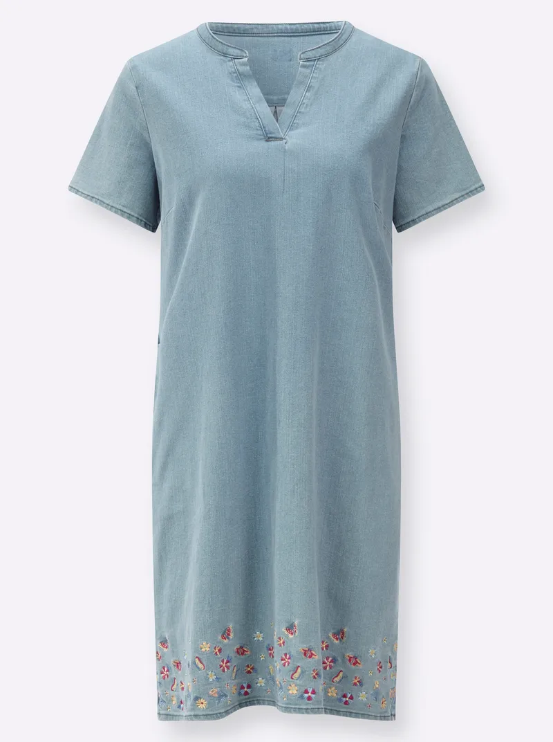 Witt Jeanskleid blue-bleached, Blue-bleached, – Produktbild 1 von 2