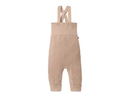 People Wear Organic People Wear Organic Strick-Latzhose beige mélange 74/80 – Produktbild 1 von 1