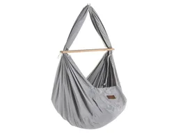 SCHMUSEWOLKE Babywiege Federwiege Bio Baumwolle grau Inklusive Montagematerial – Produktbild 1 von 1