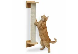 eyepower Kratzbaum zur Wandmontage - 66 cm Wandkratzbaum für Katzen - Sisal Kratzstamm, Sistammstamm Wand - Katzenkratzbaum platzsparend - Kletterwand Katze – Produktbild 1 von 1