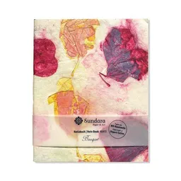Sundara Sundara Notizbuch "Bouquet" – handgeschöpftes Biobaumwoll-Papier – Produktbild 1 von 1