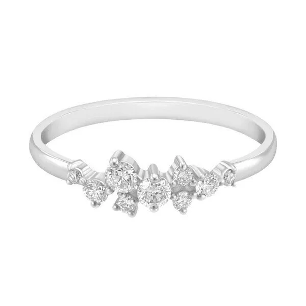 Eppi Eppi Cluster-Ring mit Lab Grown Diamanten Isolde, Weiss, – Produktbild 1 von 4