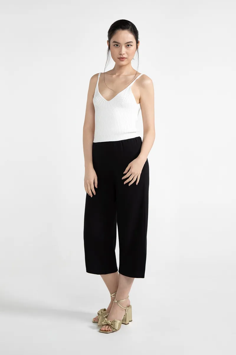 Lovjoi LOVJOI Damen vegan Culotte Nuraiah Black, Schwarz, – Produktbild 1 von 2