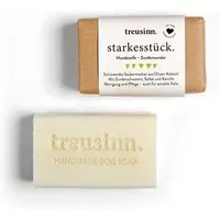 Treusinn Treusinn Hundeseife STARKES STÜCK Zunderwunder / Schützende Fellseife aus Oliven-Kokosöl / 115 g – Produktbild 1 von 1