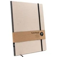 tyyp Skizzenbuch DIN A4 – 100% Recyclingpapier (Blauer Engel) – Klassik ÖKO by tyyp, Schwarz-streifen, – Produktbild 5 von 5