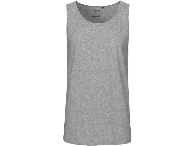 Neutral Neutral® Herren Unisex / Tank - Top Unterhemd von Neutral Bio Baumwolle, Sports grey, – Produktbild 1 von 2