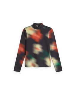 thinking mu thinking mu Ellen Longsleeve mit Bloom-Druck und Rollkragen – Produktbild 1 von 1