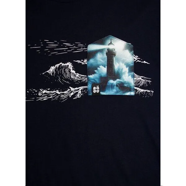 FÄDD Herren T-Shirt "Teuchtlurm 2.0 BT" navy XL, Blau, – Produktbild 4 von 5