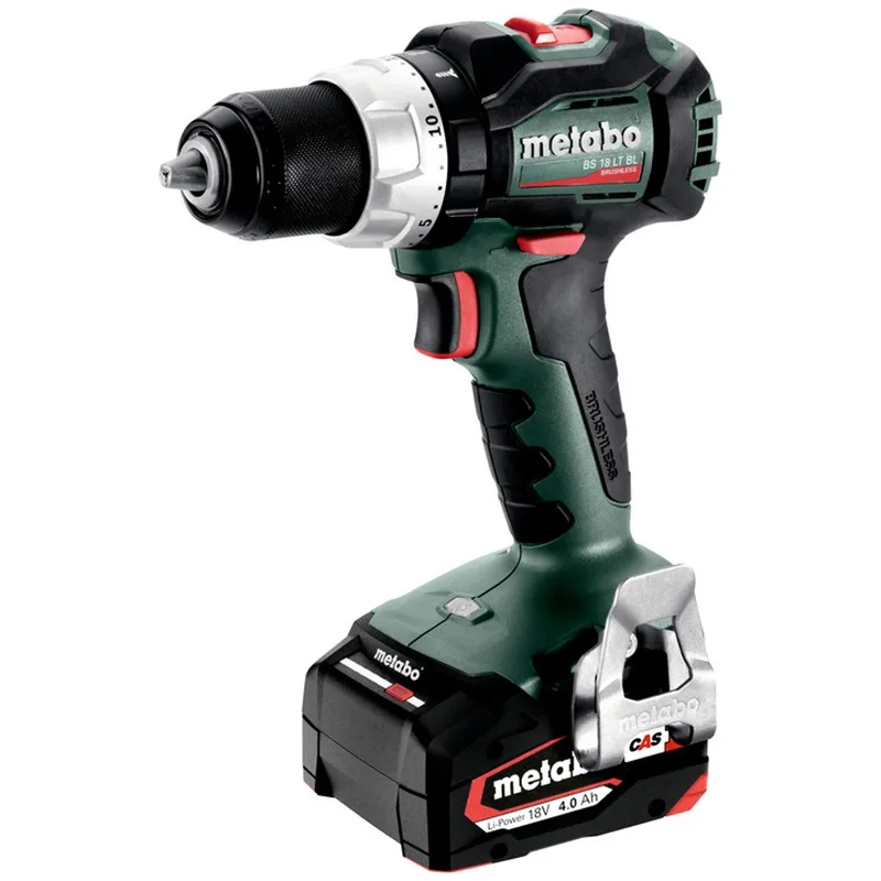 Metabo Metabo Akku-Bohrschrauber BS 18 LT BL, incl. 2x Akku Li-Power 4 Ah, Ladegerät, Zubehör, metaBOX – Produktbild 1 von 1