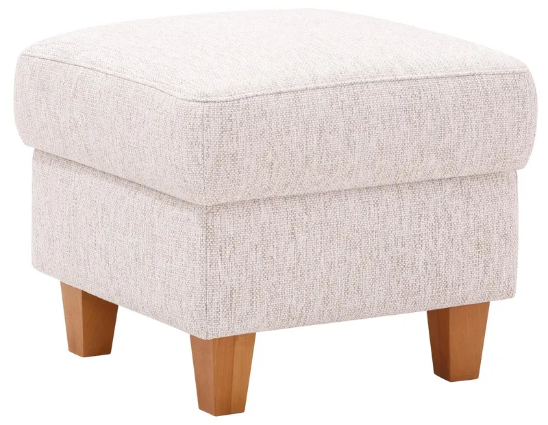 Home affaire Polsterhocker Palmera, B: 58 cm, mit Stauraum, Federkern, Beige, – Produktbild 5 von 7
