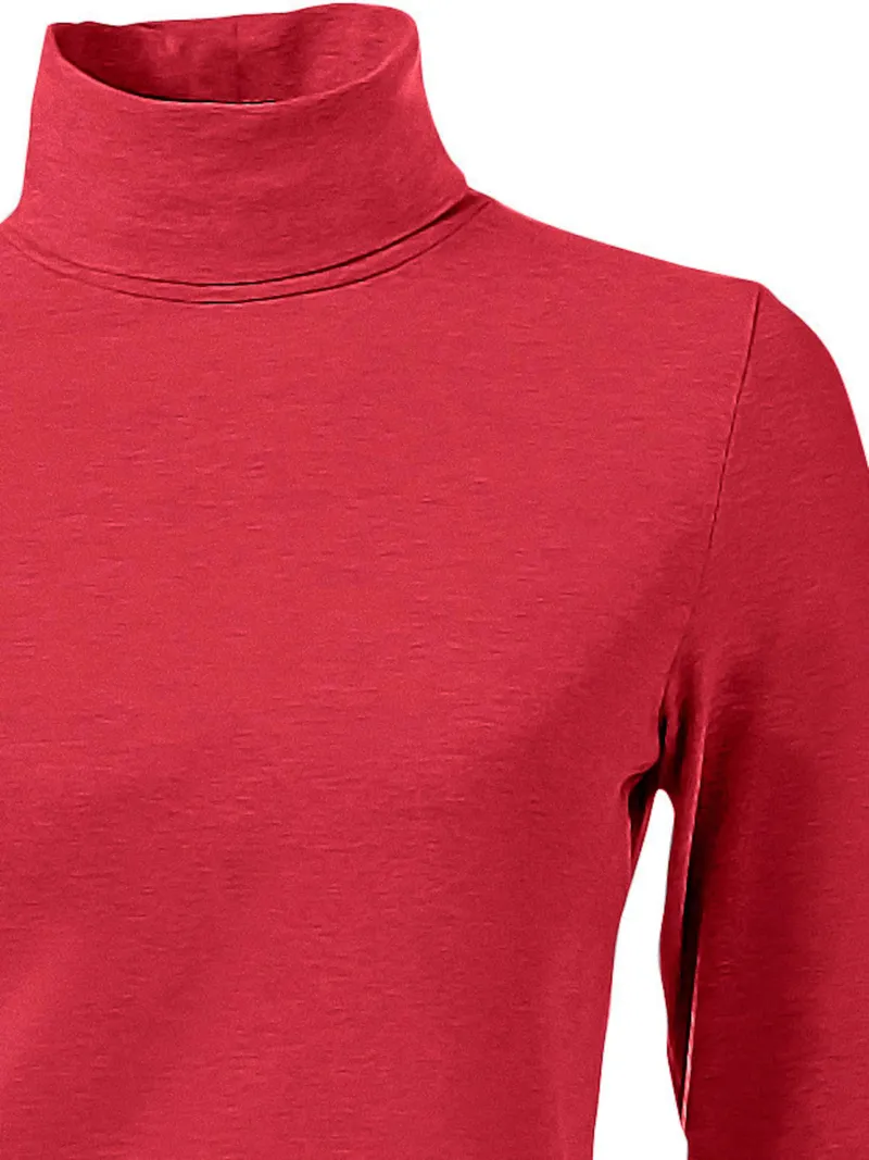 heine Rollkragenshirt, Rot, – Produktbild 1 von 2