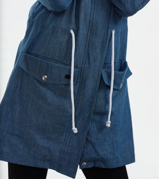 Gary Mash GARY MASH Parka Brooks aus Light Denim aus Bio-Baumwolle, Blau, – Produktbild 4 von 4