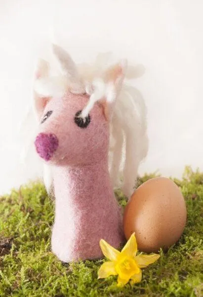 short'n'pietz short'n'pietz Einhorn als Filz Eierwärmer – Produktbild 4 von 7