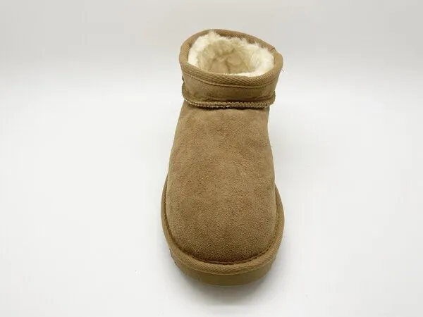 thies Stiefel aus Schaffell "thies Mega Shorty", Cashew chestnut (braun), – Produktbild 3 von 4