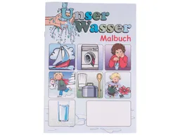 Memo Malbuch "Unser Wasser" Format A4, 12 Seiten – Produktbild 1 von 1