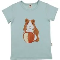 Walkiddy Walkiddy T-Shirt Hellblau Meerschweinchen-Frontprint Bio-Baumwolle GOTS – Produktbild 1 von 1