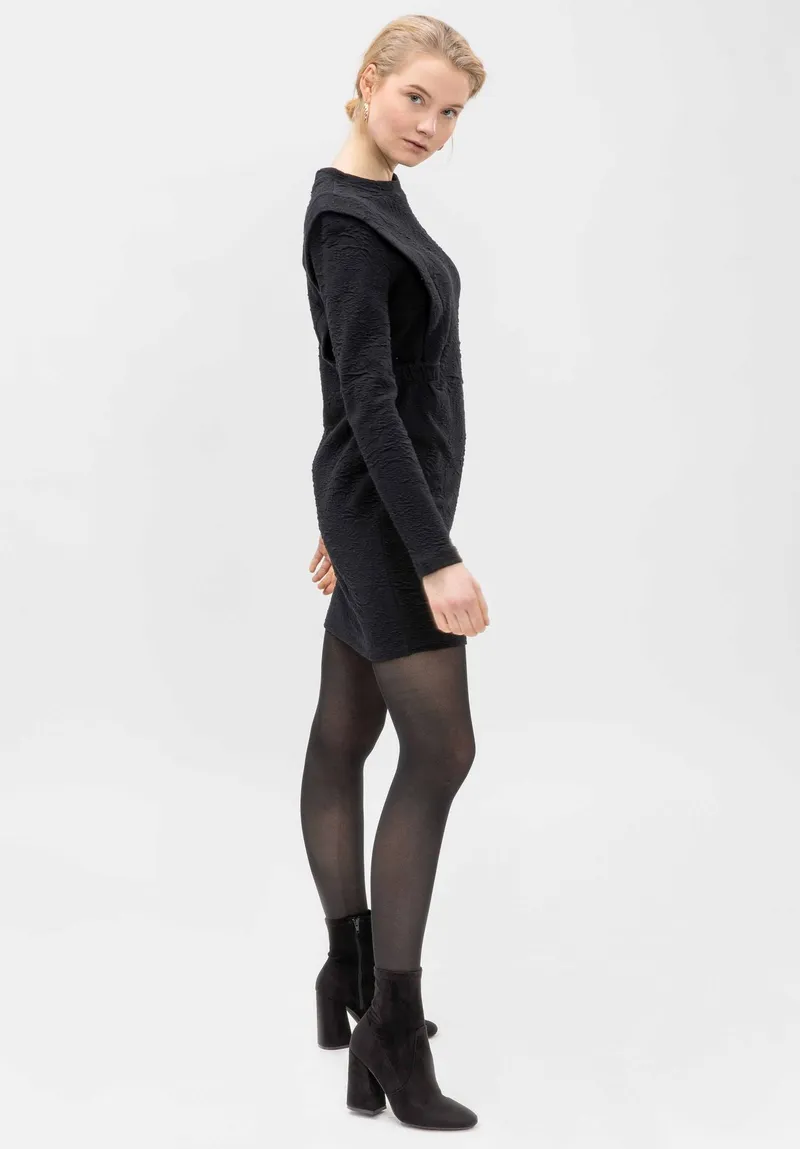 Lovjoi LOVJOI Damen vegan Mini Kleid Abelone Black, Schwarz, – Produktbild 1 von 2