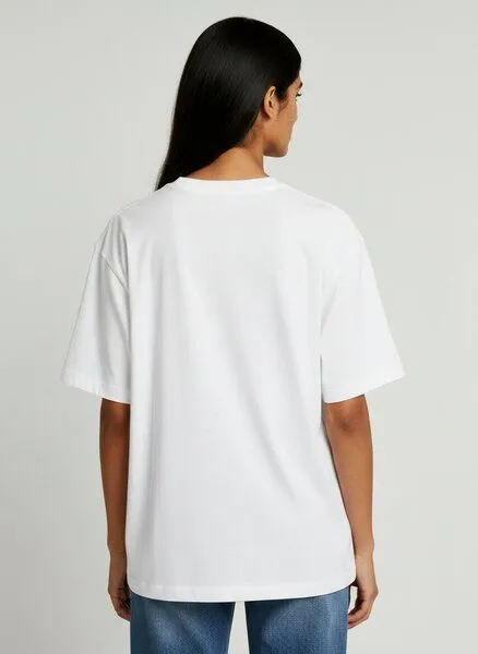 UNIPOLAR UNIPOLAR Boxy T-Shirt Modell: Novice, White, – Produktbild 2 von 4