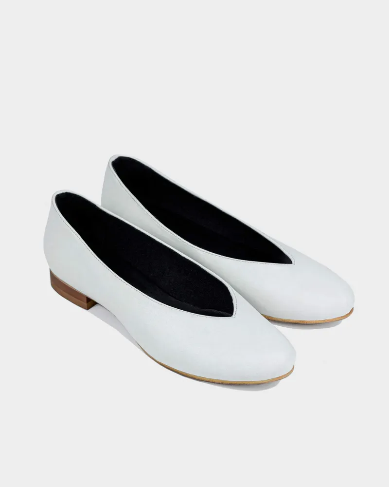 BOHEMA BOHEMA Damen vegan Ballerinas Nopal Weiß, Weiß, – Produktbild 1 von 2