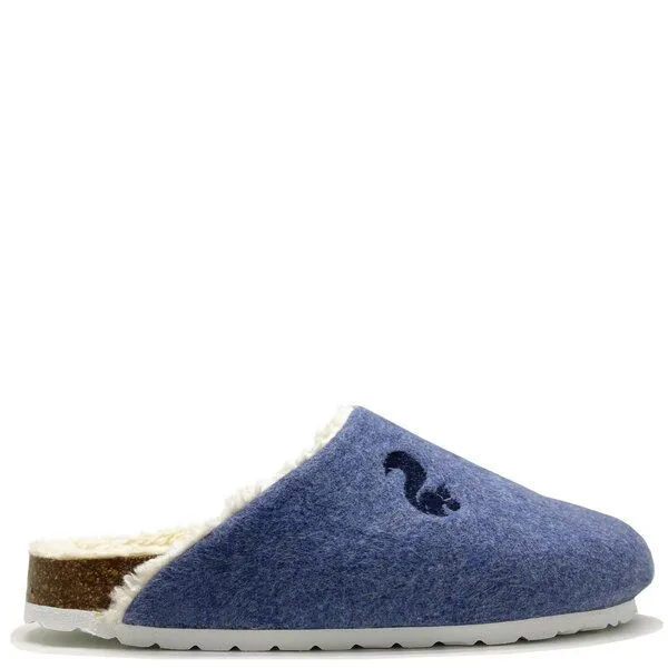 thies Veganer "thies ® Organic Bio Clog" aus zertifizierter Biobaumwolle, Marino (dunkelblau), – Produktbild 1 von 4