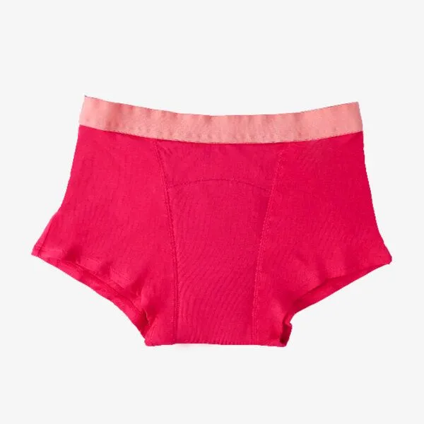MYLILY MYLILY Periodenunterwäsche - Teens Boxer Slip, Schwarz, – Produktbild 3 von 3
