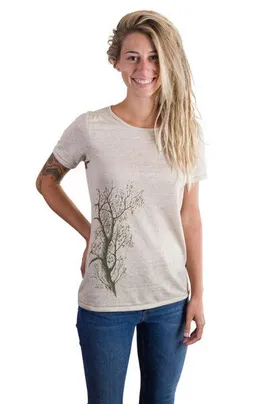 Life-Tree Life-Tree Hanf Shirt für Damen Esche in Natur – Produktbild 1 von 1