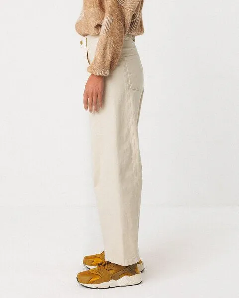 SKFK SKFK Narkue Cord Hose - aus Biobaumwolle, Cream (weiß), – Produktbild 1 von 4