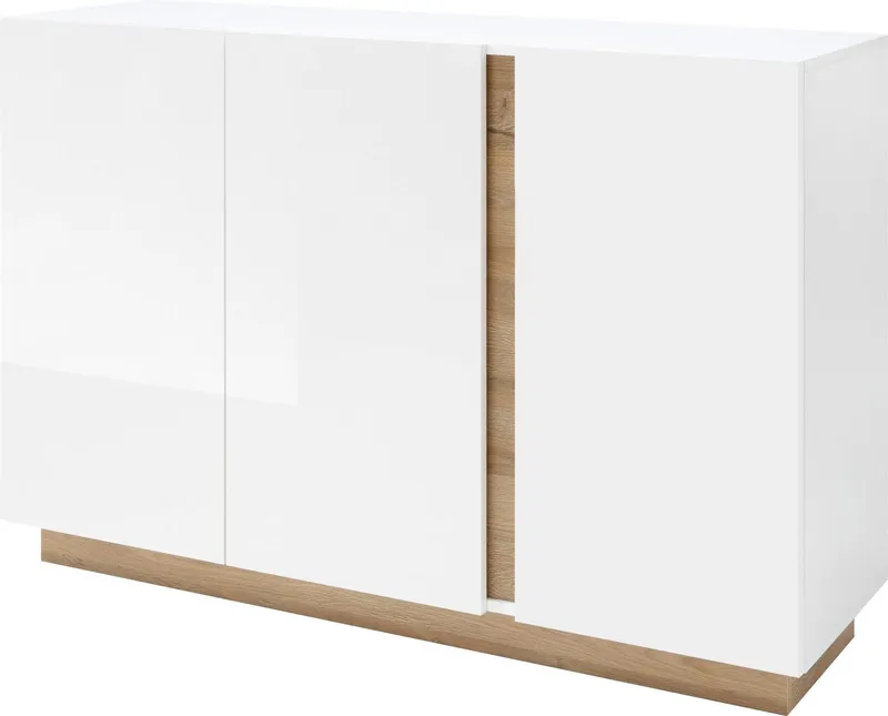 Home affaire Sideboard CLAiR Sideboard 52, Breite 138 cm, Weiß, – Produktbild 4 von 5