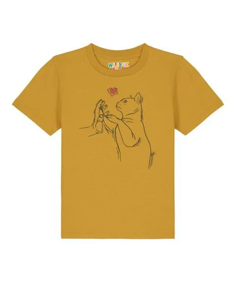 watabout.kids watabout.kids T-Shirt Kinder Cathand, Ochre, – Produktbild 1 von 2
