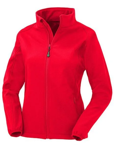Result Genuine Recycled Result Genuine Recycled Damen Atmungsaktive Softshell-Jacke mit Stehkragen, Rot, – Produktbild 1 von 3